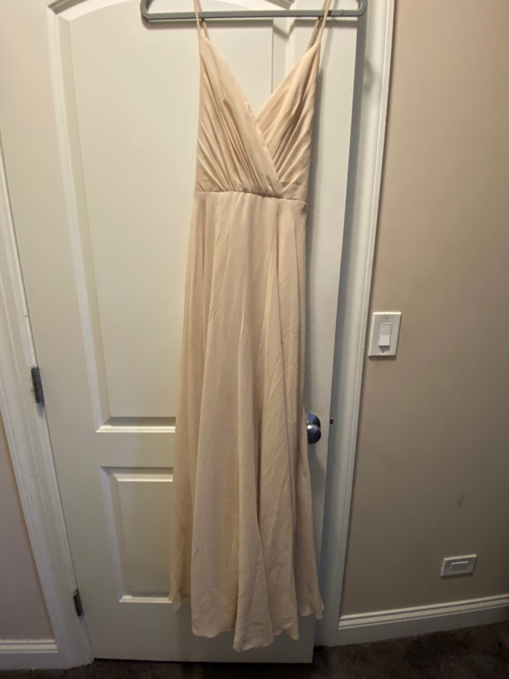 Beige long dress